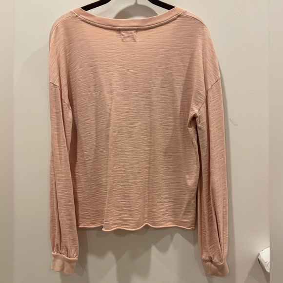 NATION LTD Long Sleeve, V Neck Shirt, Size XS, Worn Once, Like New Condition - Picture 6 of 9